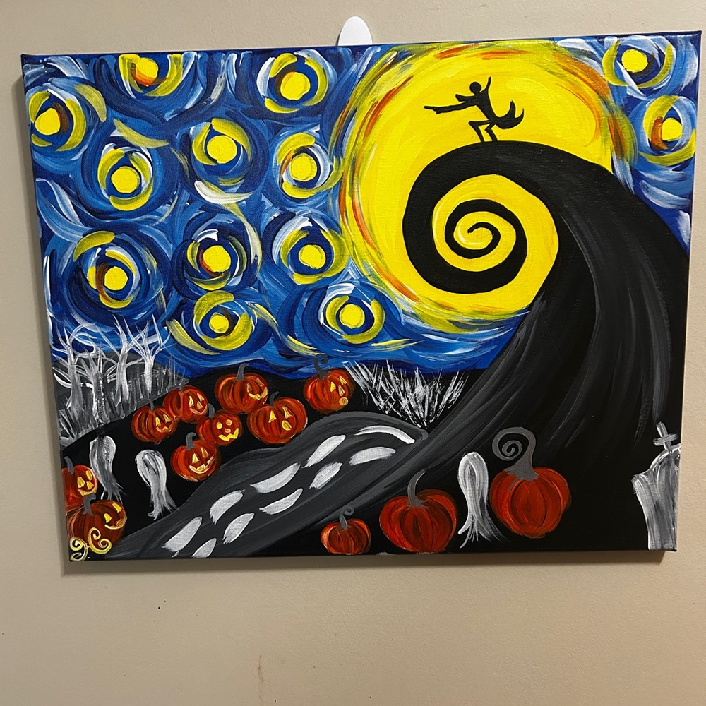 Nightmare Before Christmas  Canvas Art